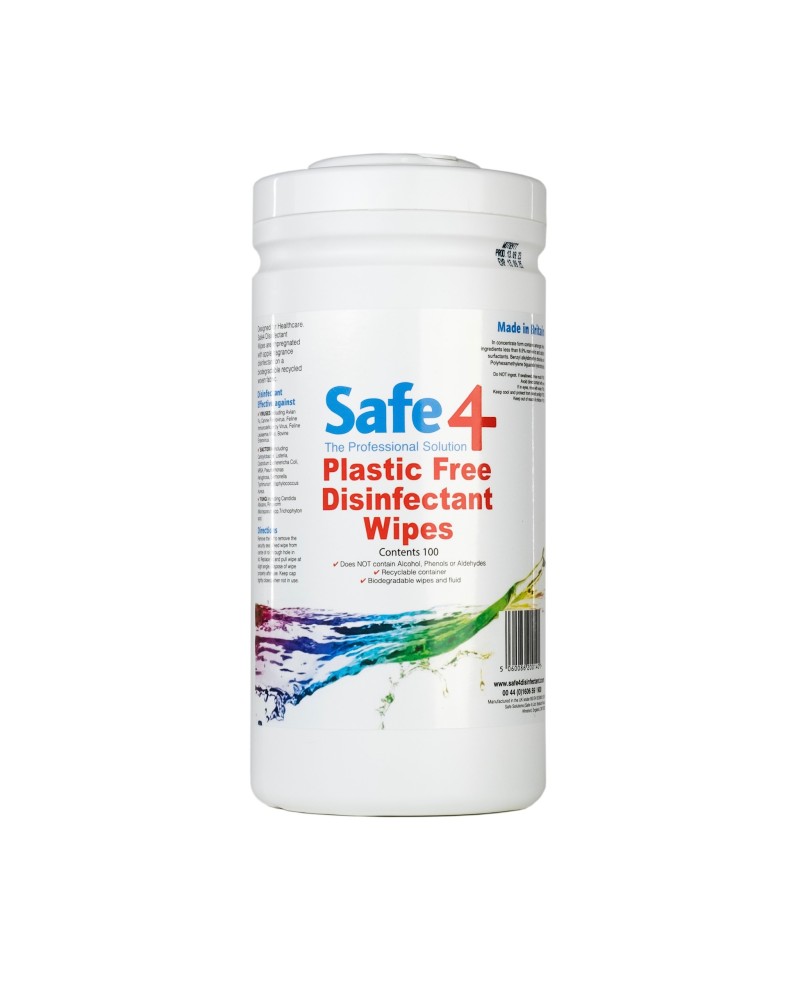 100 Disinfectant Wipes SAFE4